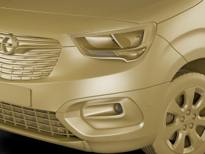 opel combo cargo 2019 3D 模型