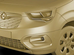 opel combo cargo 2019 3D Model