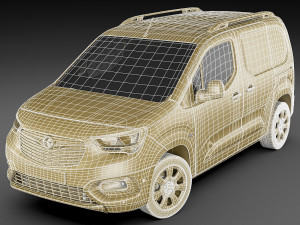 opel combo cargo 2019 3D 模型