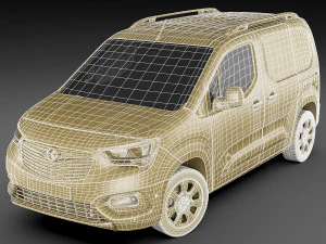 opel combo cargo 2019 3D Model