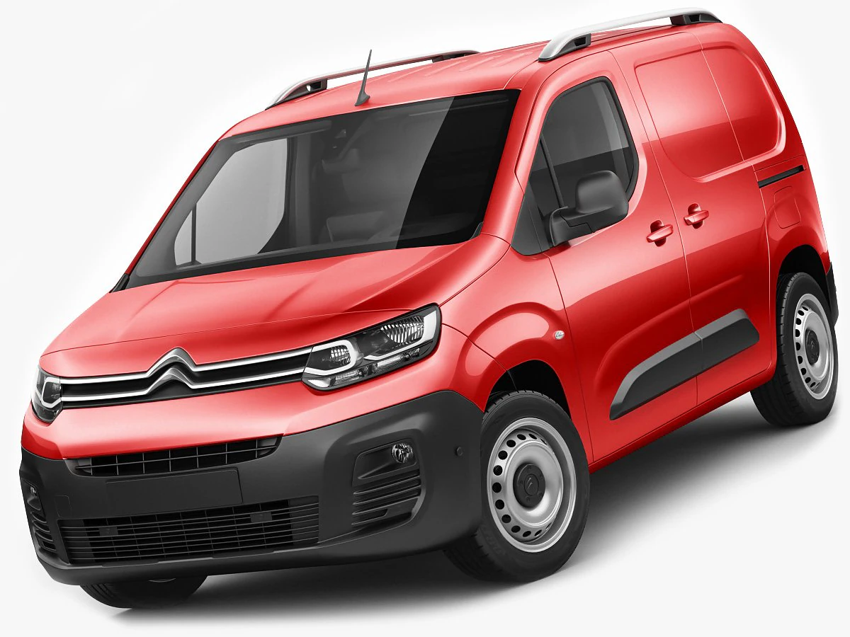 citroen berlingo van 2019 3D Model .c4d .max .obj .3ds .fbx .stl .blend