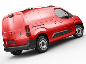 citroen berlingo van 2019 3D 模型