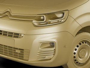 citroen berlingo van 2019 3D 模型