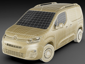 citroen berlingo van 2019 3D 模型
