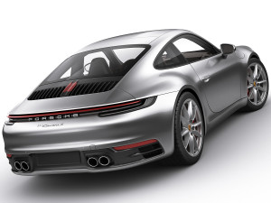 porsche 911 992 coupe 2019 3D Модель