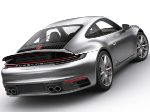 porsche 911 992 coupe 2019 3D Модель