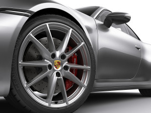 porsche 911 992 coupe 2019 3D Модель