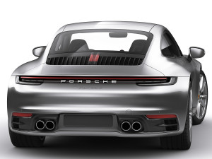 porsche 911 992 coupe 2019 3D Модель