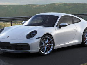porsche 911 992 coupe 2019 3D Модель