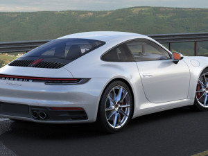 porsche 911 992 coupe 2019 3D Модель