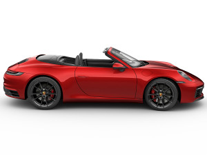 porsche 911 992 cabriolet 2019 3D 模型