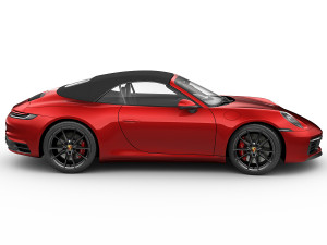 porsche 911 992 cabriolet 2019 3D 模型