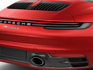 porsche 911 992 cabriolet 2019 3D Model