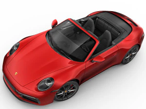 porsche 911 992 cabriolet 2019 3D Model