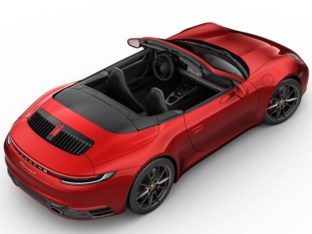 porsche 911 992 cabriolet 2019 3D Модель in Спортивные 3DExport