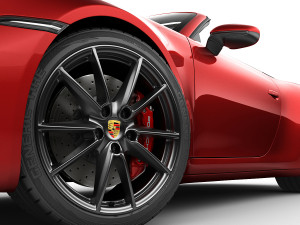 porsche 911 992 cabriolet 2019 3D 模型