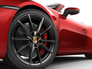 porsche 911 992 cabriolet 2019 3D Model