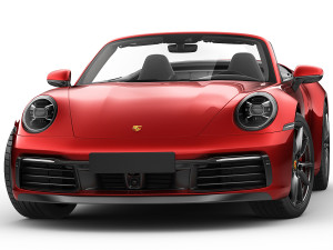 porsche 911 992 cabriolet 2019 3D 模型