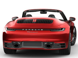 porsche 911 992 cabriolet 2019 3D Model