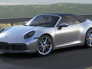 porsche 911 992 cabriolet 2019 3D Model