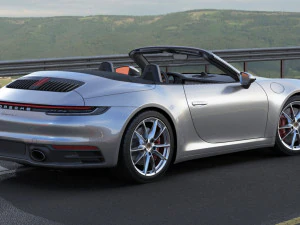 porsche 911 992 cabriolet 2019 3D Model