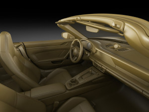 porsche 911 992 cabriolet 2019 3D 模型
