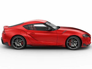toyota supra 2020 with interior 3D Model