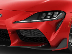 toyota supra 2020 with interior 3D Model