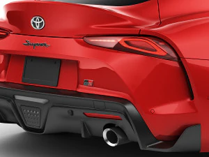 toyota supra 2020 with interior 3D Model