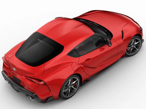 toyota supra 2020 with interior 3D Model