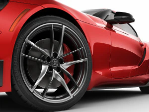 toyota supra 2020 with interior 3D Model
