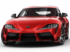toyota supra 2020 with interior 3D Model