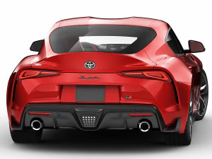 toyota supra 2020 with interior 3D Model