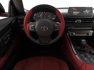 toyota supra 2020 with interior 3D Model