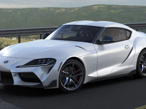 toyota supra 2020 with interior 3D Model