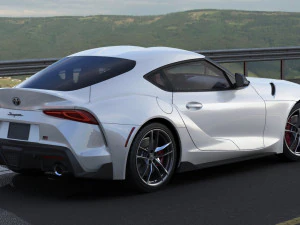 toyota supra 2020 with interior 3D Model