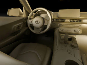 toyota supra 2020 with interior 3D Model