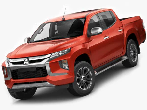 mitsubishi l200 triton 2020 kabin ganda Model 3D