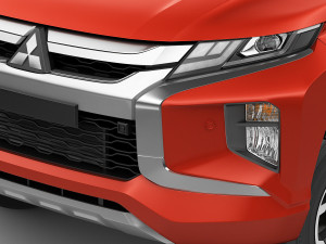 mitsubishi l200 triton 2020 double cab Model 3D