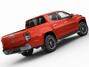 mitsubishi l200 triton 2020 double cab Model 3D