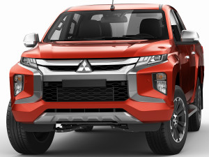 mitsubishi l200 triton 2020 double cab Model 3D