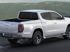 mitsubishi l200 triton 2020 double cab Model 3D