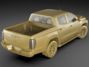 mitsubishi l200 triton 2020 double cab Model 3D