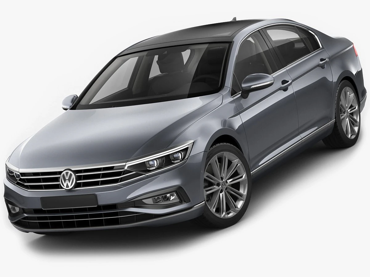 vw passat 2020 3D Model .c4d .max .obj .3ds .fbx .stl .blend 