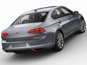 vw passat 2020 3D 模型