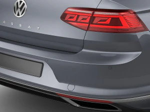 vw passat 2020 3D Model
