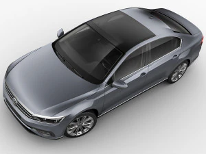 vw passat 2020 3D Model