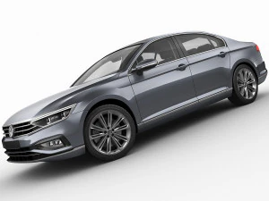 vw passat 2020 3D Model
