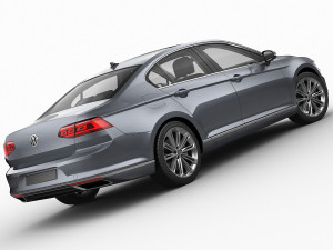 vw passat 2020 3D 模型