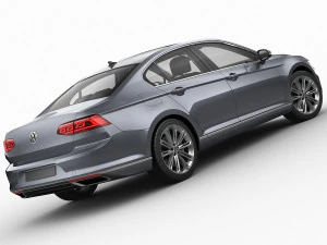 vw passat 2020 3D Model